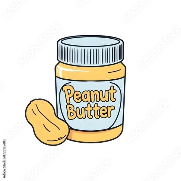 Fototapeta peanut butter 