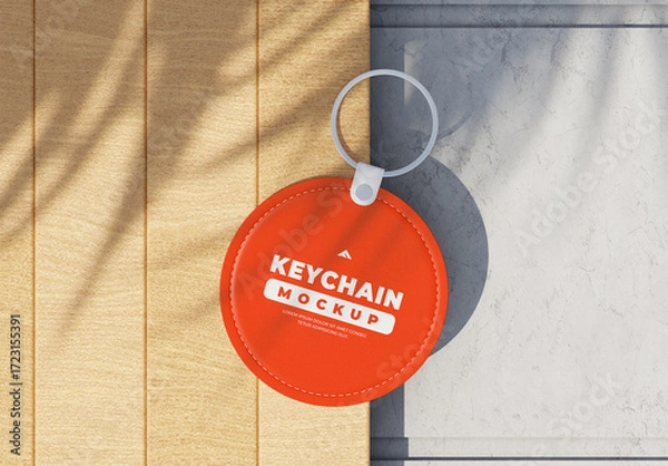 Fototapeta Keychain Mockup