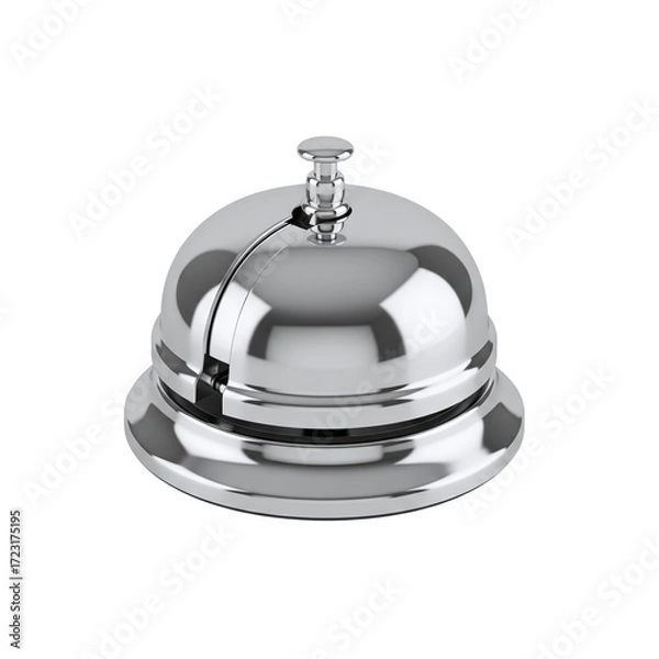 Fototapeta Unique design bell, decorative element or isolated symbol on transparent background PNG