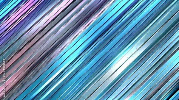 Fototapeta Vibrant Blue and Pink Diagonal Lines Creating a Dynamic Background for Modern Design and Creative Projects