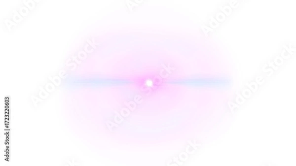Fototapeta Radiant Energy Burst Abstract Concentric Light Explosion in Pink and Blue
