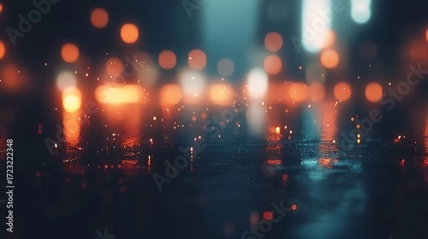 Fototapeta Golden glowing light atmosphere photographed with full frame camera, 70mm lens, rich warm tones softly blurred