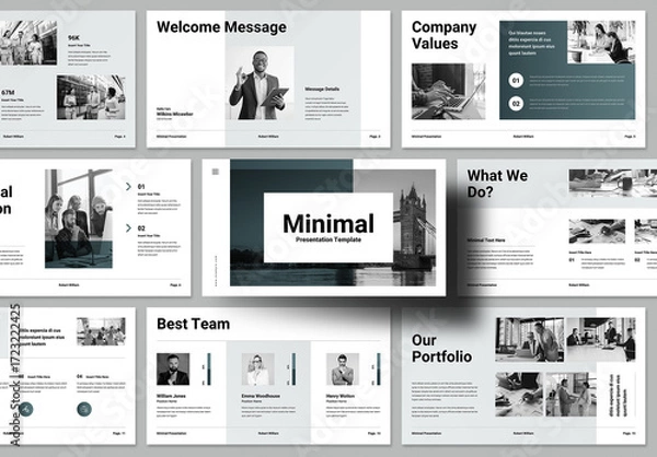 Obraz Minimalist Presentation Template