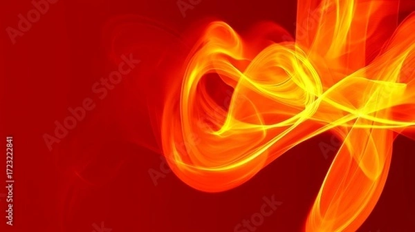 Fototapeta Abstract golden wave flowing with light photographed on DSLR, 50mm lens, shallow depth emphasizing radiant glow