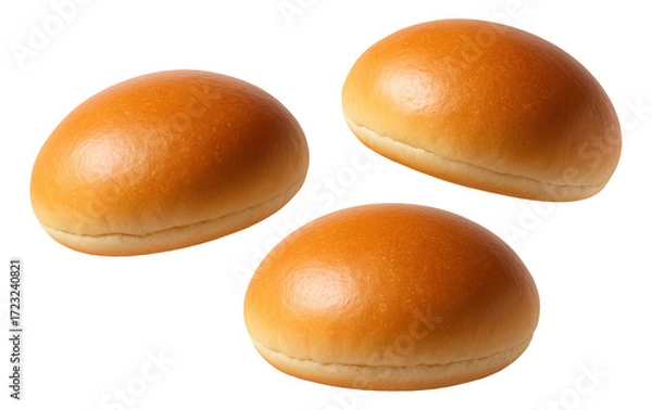 Fototapeta Pumpkin cream soup in a deep white porcelain bowl garnished with a sprinkle of paprika and a sprig of thyme