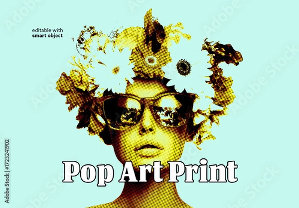 Fototapeta Pop Art Print Photo Effect