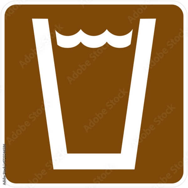 Obraz Drinking Water, Current Edition of the Manual on Uniform Traffic Control Devices for Streets and Highways.