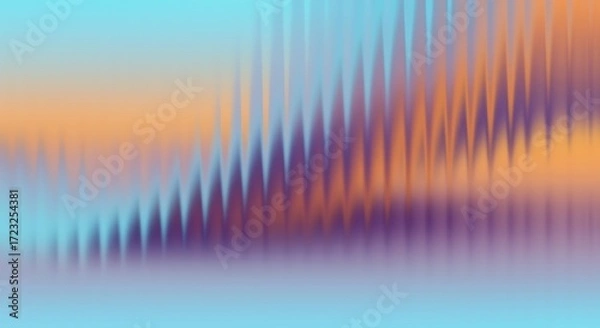 Obraz Abstract colorful gradient with blurred lines and shapes