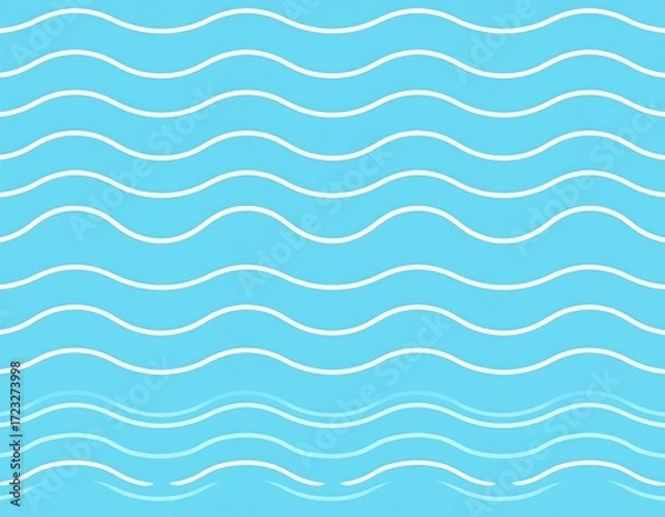 Fototapeta Simple repeating wave pattern
