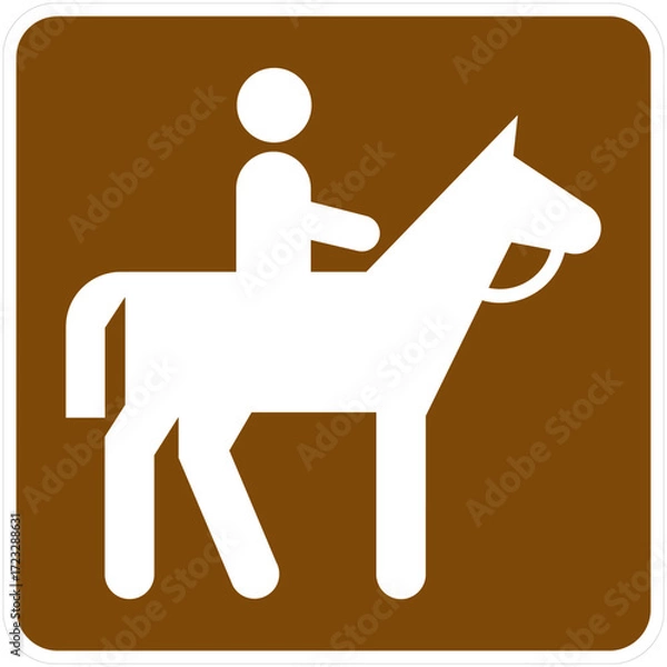 Obraz Horse Trail, Current Edition of the Manual on Uniform Traffic Control Devices for Streets and Highways.