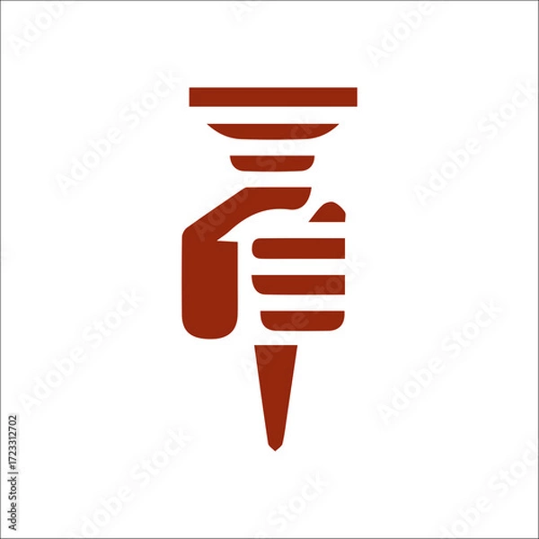 Fototapeta icon lamb flame