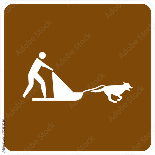 Obraz Dog Sledding, Current Edition of the Manual on Uniform Traffic Control Devices for Streets and Highways.
