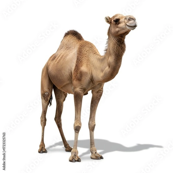 Fototapeta camel isolated on white