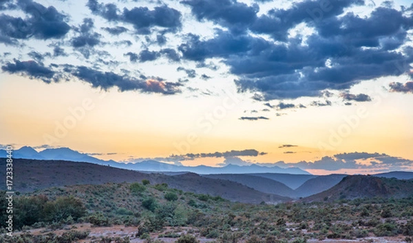Obraz sunrise over the mountains