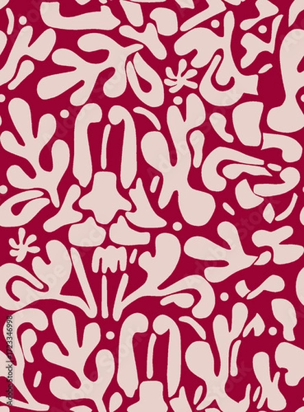 Obraz silhouette texture seamless solid pattern