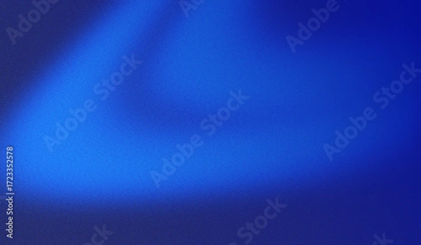 Fototapeta Abstract blue gradient noise grainy background. elegant bright dark turquoise light soft blue color illustration modern technology backdrop graphic website design template and wallpaper
