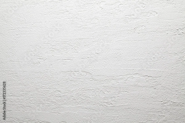 Fototapeta White plastered background or texture