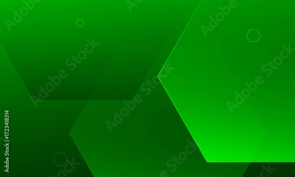 Fototapeta Green abstract geometric background. Vector illustration