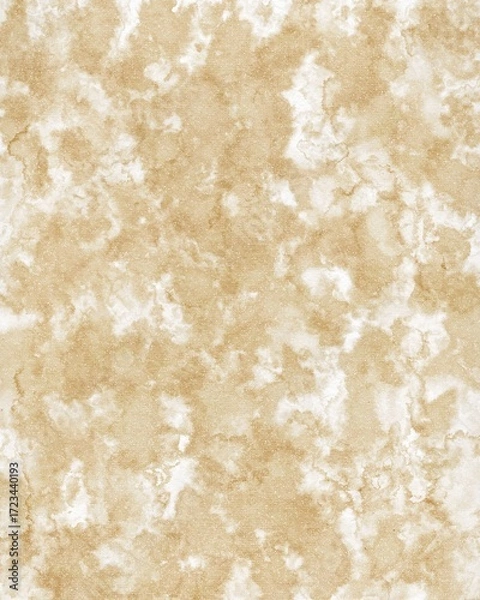Fototapeta Beige watercolor textured background for wallpaper and design