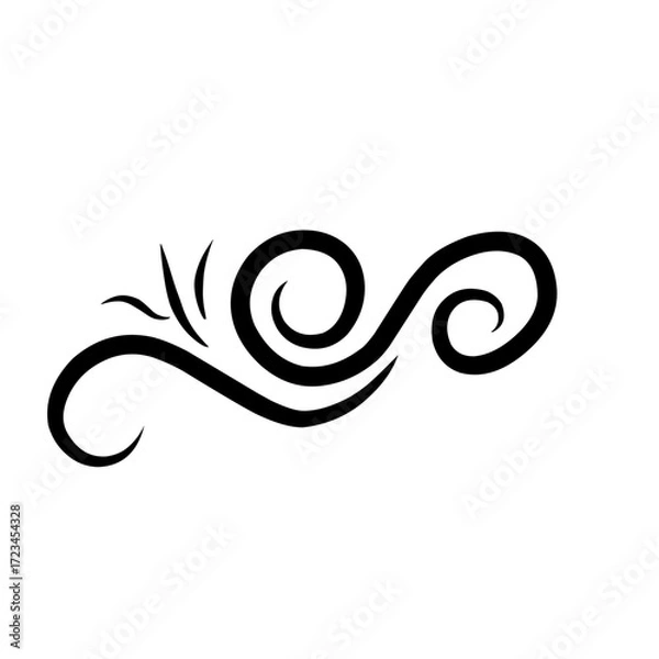 Fototapeta abstract wind blowing