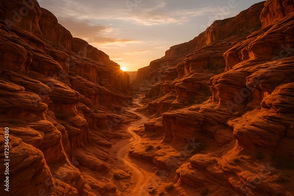 Obraz Canyon désertique rouge