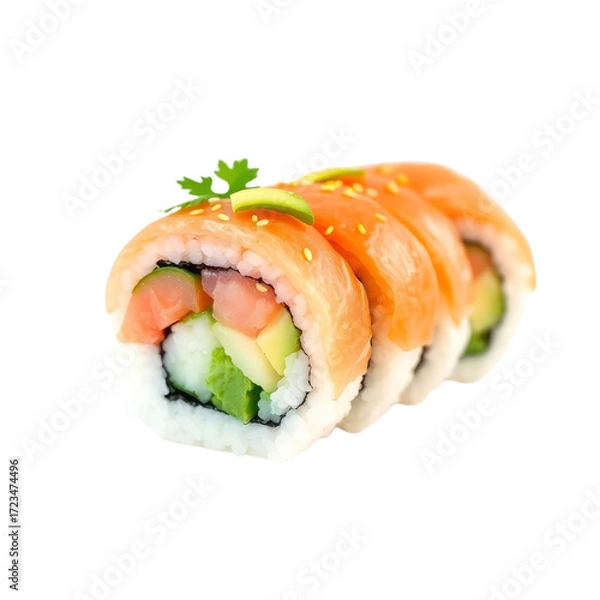 Obraz sushi with transparent background PNG and JPEG image