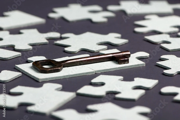 Fototapeta key to success