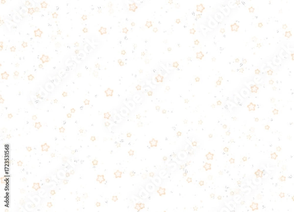 Fototapeta Festive christmas confetti dust particles fall seamless shining stars glittering Bokeh with snowflakes on transparent background 