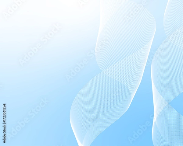 Fototapeta gradient background with wavy lines texture