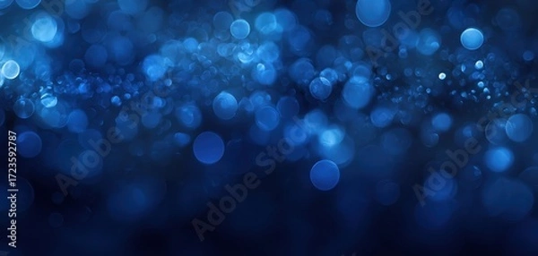 Fototapeta The Beautiful Blue Bokeh Background Perfect for Creative Designs