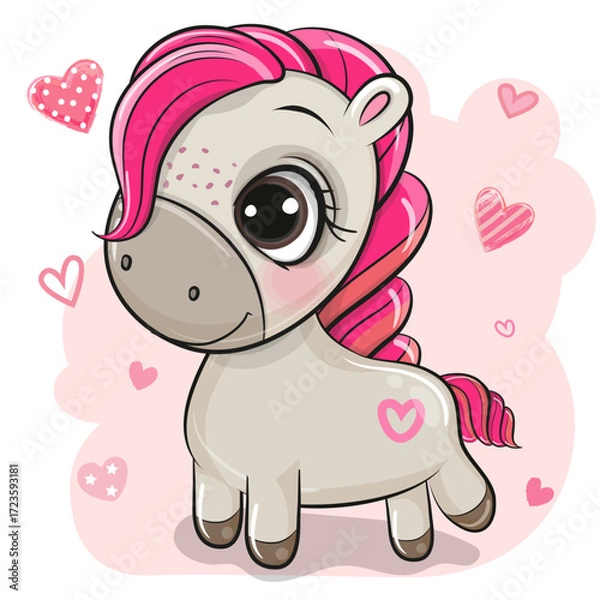 Obraz Cute Cartoon Pony