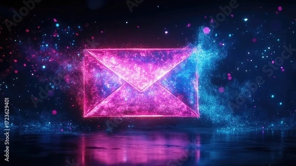 Fototapeta color radiant newsletter style dissolving