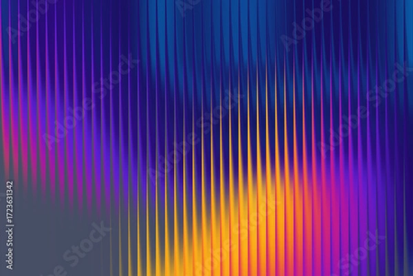 Obraz Abstract Energy Stream – Bright Gradient Ripples in Motion