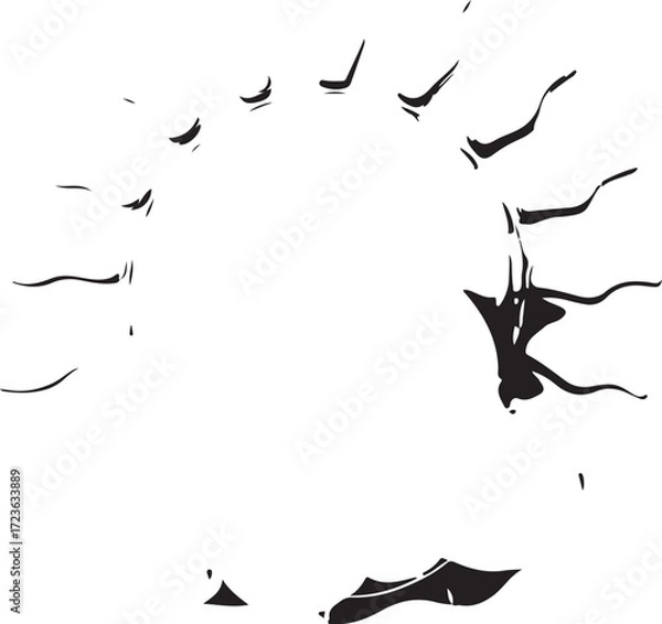 Fototapeta Sun and Cloud Weather Icon Isolated on Vector Illustration.