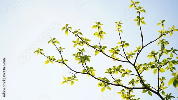 Obraz Spring Natural Scenery of Sobaeksan Mountain, Korea