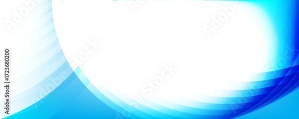 Fototapeta Abstract white and blue color, modern design stripes background with curve lines. Vector illustration.