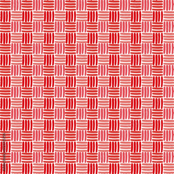 Fototapeta red and white chevron pattern