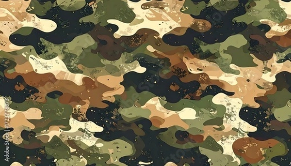 Obraz Abstract camouflage pattern (5)