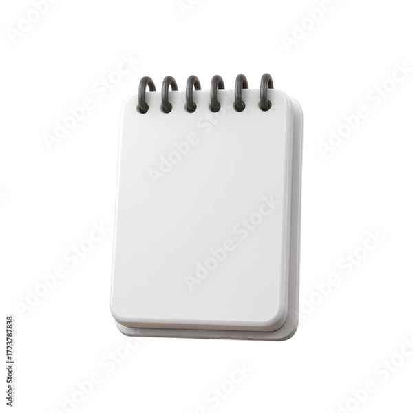 Fototapeta spiral notebook, lined pages, soft cover