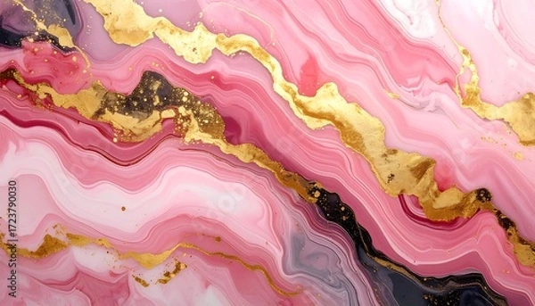 Obraz Abstract fluid art design