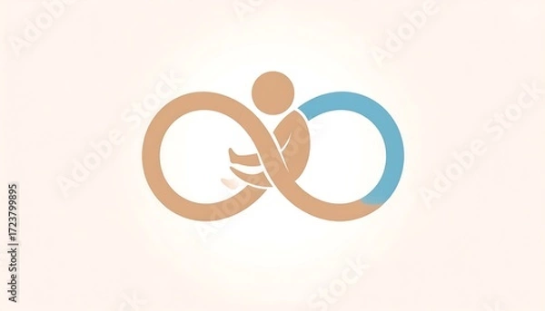 Obraz Abstract infinity symbol design