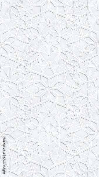 Fototapeta Abstract white pattern