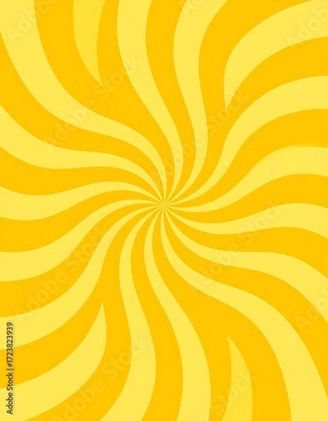 Fototapeta Abstract yellow swirl pattern