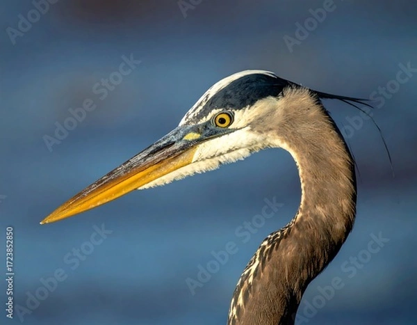 Obraz Close-up profile of a heron (1)