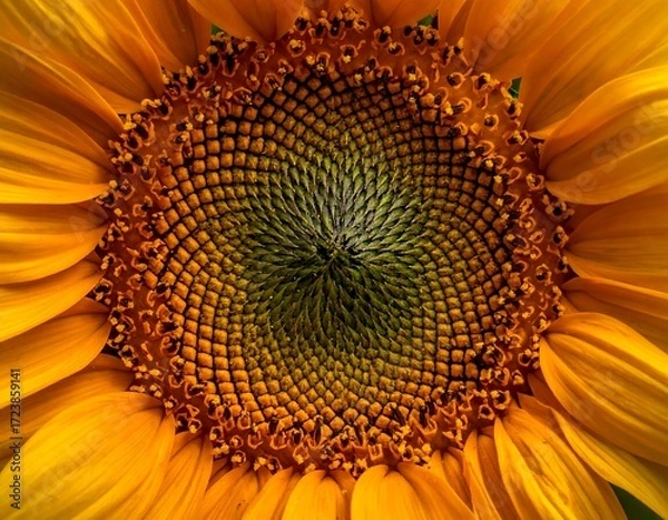 Obraz Close-up sunflower center