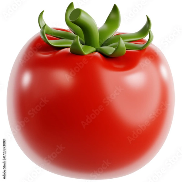 Fototapeta High quality illustration of Tomato in an agricultural, symbolizing farming, sustainability, and the importance of food production.