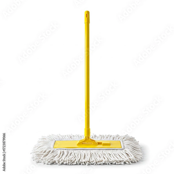 Fototapeta mop on white background