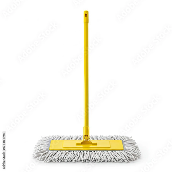 Fototapeta mop on white background