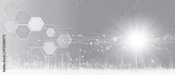 Fototapeta Abstract digital technology background (3)