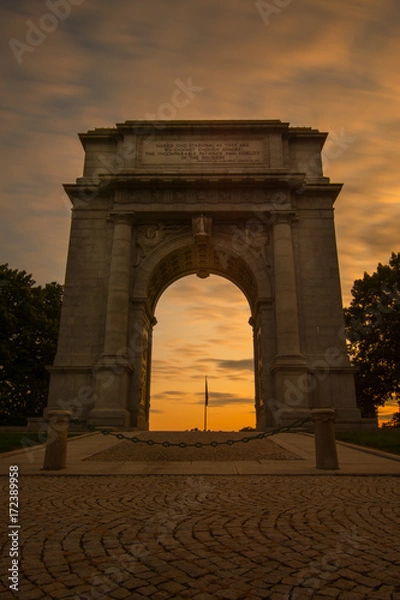 Obraz Valley Forge Arch Monument